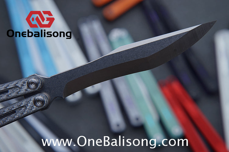 TITUS Egret Original Balisong 7075 Aviation Aluminum Alloy Handle 14C28N/5Cr13Mov Stainless Steel Blade Bushing