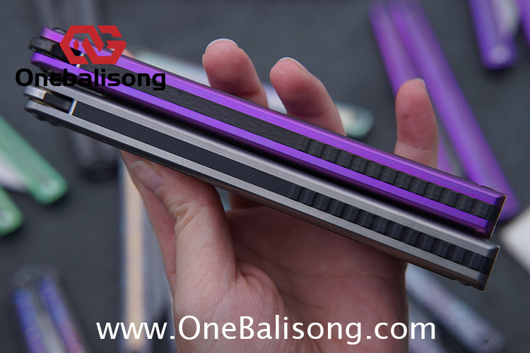 RAD Prelude Genuine Balisong Titanium-6AL-4V Handle CPM-S35VN Stainless Steel Live Blade Bushing