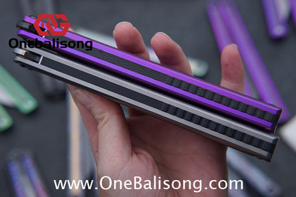 RAD Prelude Genuine Balisong Titanium-6AL-4V Handle CPM-S35VN Stainless Steel Live Blade Bushing