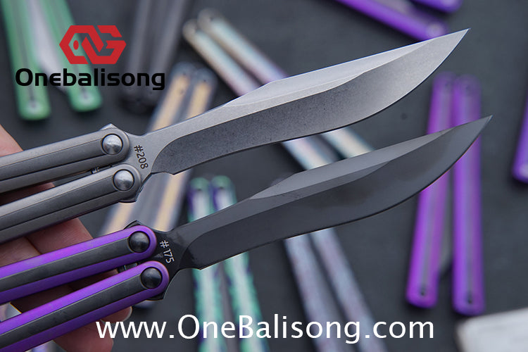 RAD Prelude Genuine Balisong Titanium-6AL-4V Handle CPM-S35VN Stainless Steel Live Blade Bushing