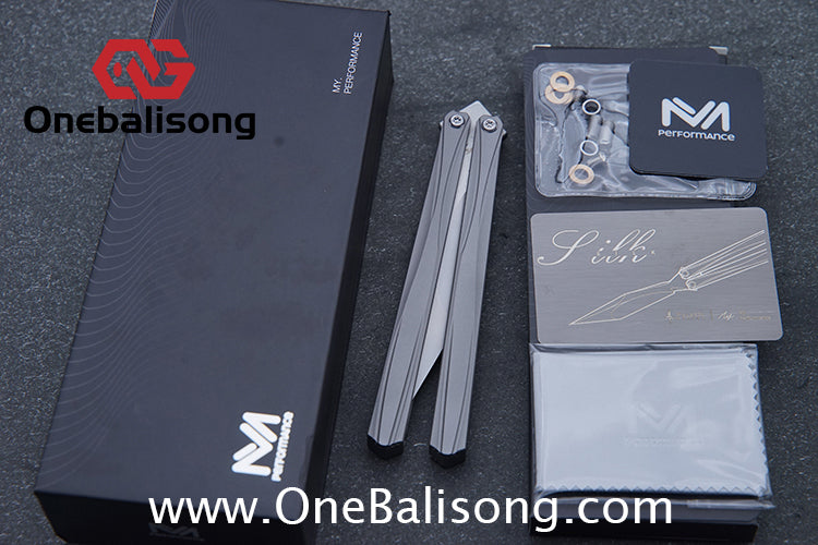 MY Performance Polaris Balisong 6AI-4V Titanium Alloy Handle CPM S35VN Stainless Steel Blade