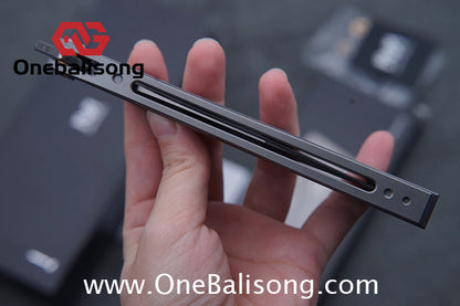 MY Performance Silk/Polaris Balisong 6AI-4V Titanium Alloy Handle CPM S35VN Stainless Steel Blade