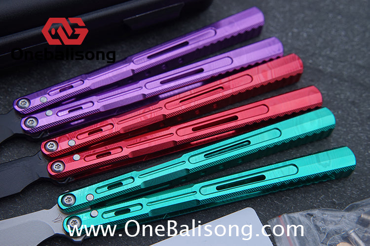 Edge Isle Void Original Balisong 7075 Aluminum Alloy Handle 440c Stainless Steel Blade Bushings