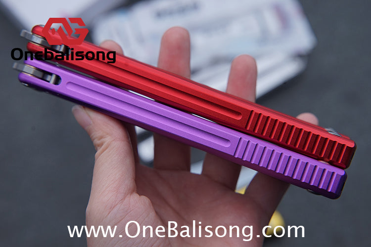 Banshu Creation 8804 Original Balisong Aluminum Alloy Handle Stainless Steel Blade Bushings