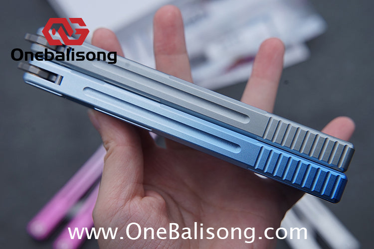 Banshu Creation 8805 Original Balisong Aluminum Alloy Handle Stainless Steel Blade Bushings