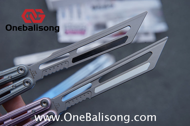 Banshu Creation 8805 Original Balisong Aluminum Alloy Handle Stainless Steel Blade Bushings