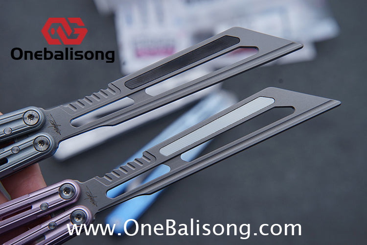 Banshu Creation 8805 Original Balisong Aluminum Alloy Handle Stainless Steel Blade Bushings