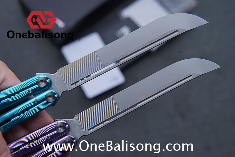 MY Performance WAVE Mainline Balisong 7075 Aluminium Alloy Handle 5cr15 MOV Stainless Steel Blade