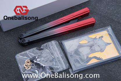 Curiosity Nine-Tails Original Balisong Aluminum Alloy Handle Stainless Steel Blade Bushings