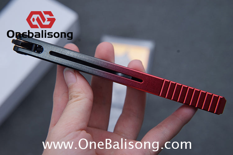Curiosity Nine-Tails Original Balisong Aluminum Alloy Handle Stainless Steel Blade Bushings