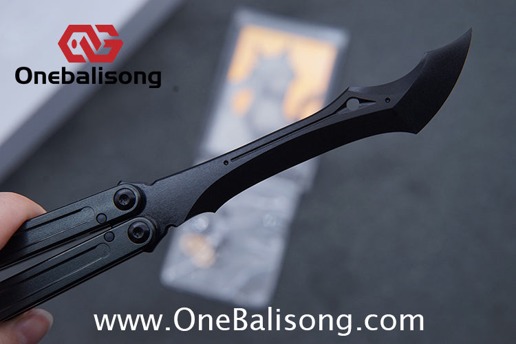 Curiosity Nine-Tails Original Balisong Aluminum Alloy Handle Stainless Steel Blade Bushings