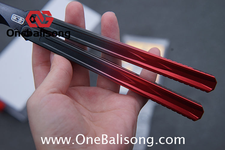 Curiosity Nine-Tails Original Balisong Aluminum Alloy Handle Stainless Steel Blade Bushings