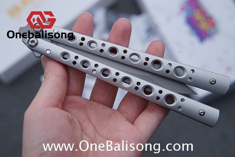 Banshu Creation BM67 Balisong Clone Aluminum Alloy Handle Stainless Steel Blade Bushings