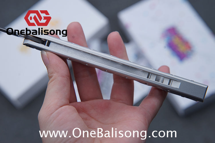 Banshu Creation BM67 Balisong Clone Aluminum Alloy Handle Stainless Steel Blade Bushings