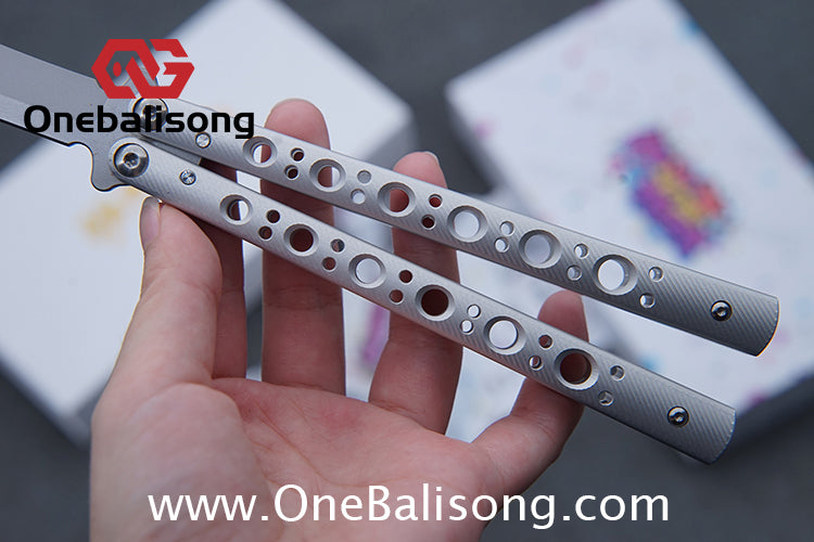 Banshu Creation BM67 Balisong Clone Aluminum Alloy Handle Stainless Steel Blade Bushings