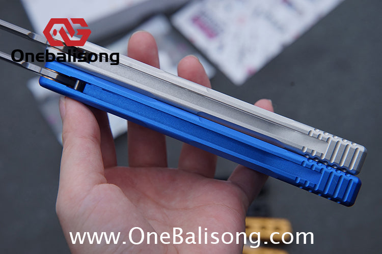 Banshu Creation 8802 Original Balisong 7075 Aluminum Alloy Handle 440C Stainless Steel Blade Bushings