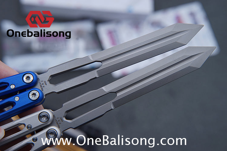 Banshu Creation 8802 Original Balisong 7075 Aluminum Alloy Handle 440C Stainless Steel Blade Bushings