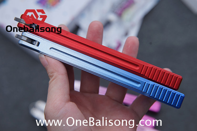 Banshu Creation 8803 Original Balisong 7075 Aluminum Alloy Handle 440C Stainless Steel Blade Bushings