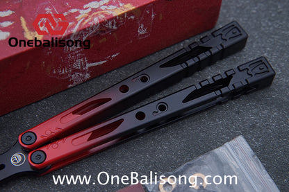 Fairy Lake Balisong 7075 Aluminum Alloy Handle 440c Stainless Steel Blade Bushing