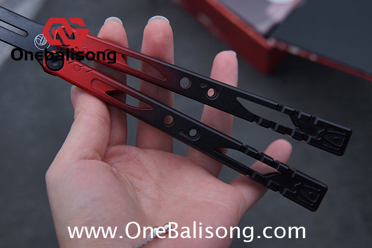 Fairy Lake Balisong 7075 Aluminum Alloy Handle 440c Stainless Steel Blade Bushing