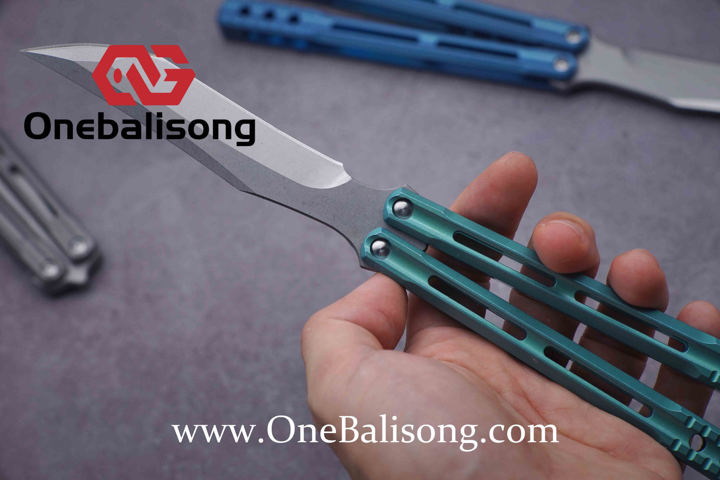 theone JK orca  killer whale clone Titanium alloy-handle stainless steel blade