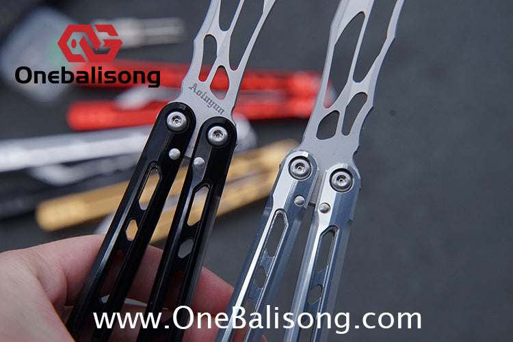Yun Ran Balisong 7075 Aluminum Alloy Handle Stainless Steel Blade Bushing