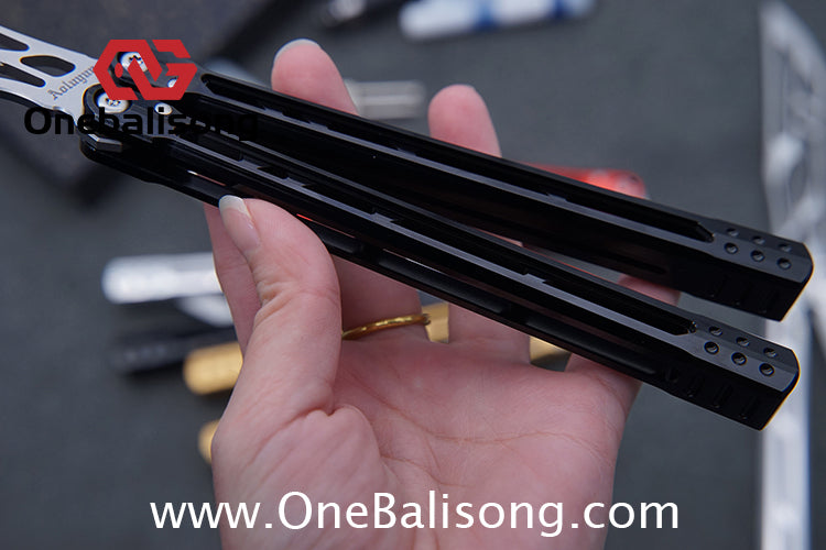 Yun Ran Balisong 7075 Aluminum Alloy Handle Stainless Steel Blade Bushing