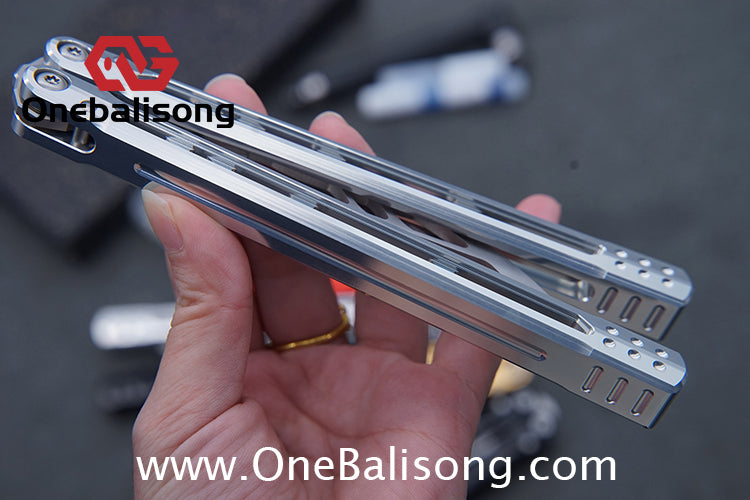 Yun Ran Balisong 7075 Aluminum Alloy Handle Stainless Steel Blade Bushing