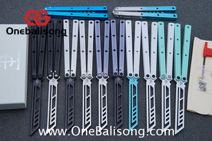 baliplus 7075 kraken trainer Side slot version v3 clone Aluminum alloy handle stainless steel blade Bushing
