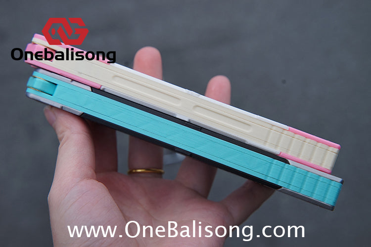3D Printing Plastic Knife Balisong Plastic Trainer Outdoor Safe EDC Practice Knife Fancy Folding Knife