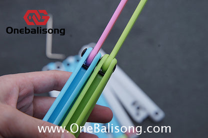 APOCALYPSE TIANQI Squid V2/V3 Balisong Plastic Training Blade Outdoor Safe EDC