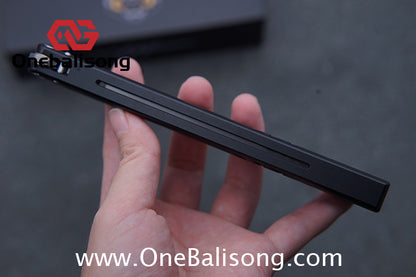 DWSTIN Yilong Menglong Balisong 7075 Aluminum Alloy Handle 440c Stainless Steel Blade Bushing
