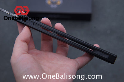 DWSTIN Yilong Menglong Balisong 7075 Aluminum Alloy Handle 440c Stainless Steel Blade Bushing