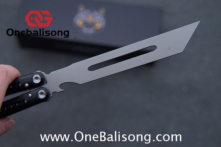 DWSTIN Yilong Menglong Balisong 7075 Aluminum Alloy Handle 440c Stainless Steel Blade Bushing