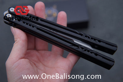 DWSTIN Yilong Menglong Balisong 7075 Aluminum Alloy Handle 440c Stainless Steel Blade Bushing