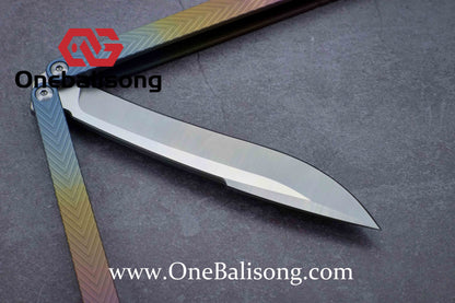 theone serif clone Titanium alloy-handle stainless steel blade