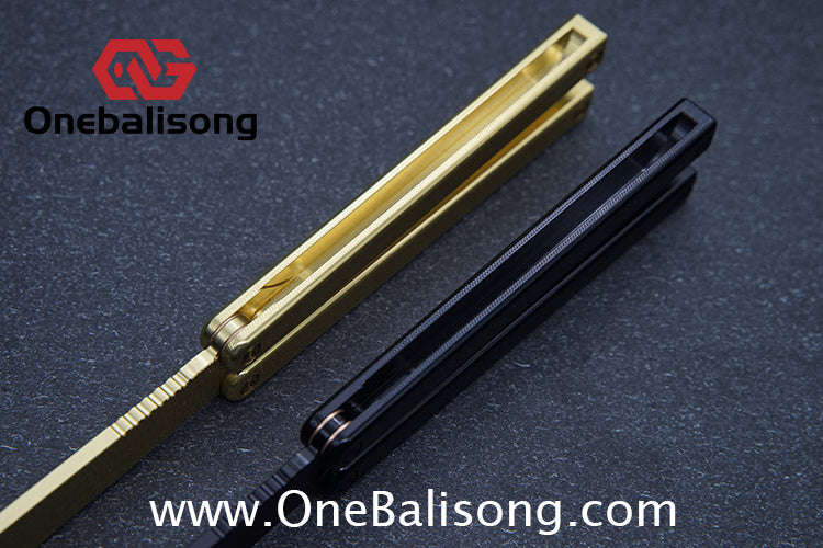 Armed Shark 7075 Aluminum Squiddy Balisong Clone 7075 Aluminum Materia