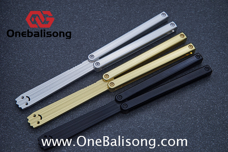 Armed Shark 7075 Aluminum Squiddy Balisong Clone 7075 Aluminum Materia