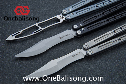 MAXACE Phantom 2 Seven series Aluminum Handle SLD clip steel/integrated Titanium Handle imported Bailu M390 steel dual configuration