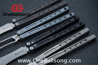 MAXACE Phantom 2 Seven series Aluminum Handle SLD clip steel/integrated Titanium Handle imported Bailu M390 steel dual configuration