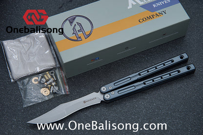 MAXACE Phantom 2 Seven series Aluminum Handle SLD clip steel/integrated Titanium Handle imported Bailu M390 steel dual configuration