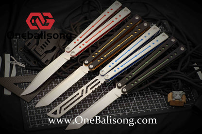 theone nautilus v1 clone Aluminum alloy-handle stainless steel blade bushings