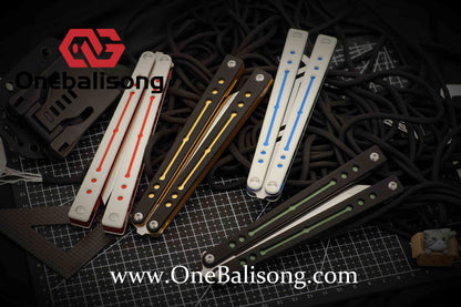 theone nautilus v1 clone Aluminum alloy-handle stainless steel blade bushings