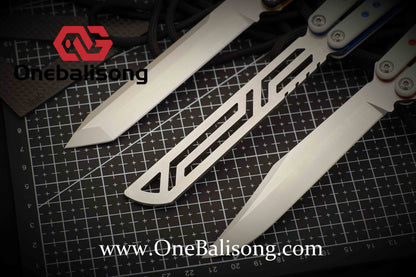 theone nautilus v1 clone Aluminum alloy-handle stainless steel blade bushings