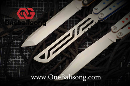 theone nautilus v1 clone Aluminum alloy-handle stainless steel blade bushings