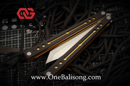 theone nautilus v1 clone Aluminum alloy-handle stainless steel blade bushings