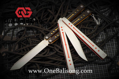 theone nautilus v1 clone Aluminum alloy-handle stainless steel blade bushings