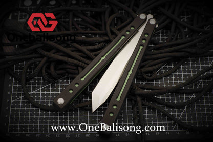 theone nautilus v1 clone Aluminum alloy-handle stainless steel blade bushings