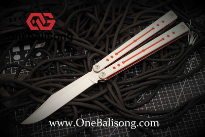 theone nautilus v1 clone Aluminum alloy-handle stainless steel blade bushings