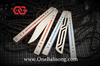 theone nautilus v1 clone Aluminum alloy-handle stainless steel blade bushings